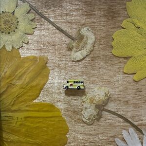 Origami Owl Yellow and Black School Bus Charm